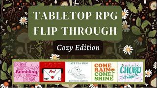 Tabletop RPG flip through - Cozy Edition