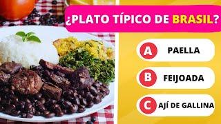 [QUIZ] ADIVINA los Platos típicos de cada país  Trivia/Test/Desafio