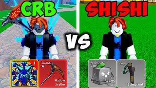 Noob To PRO mais CRB vs SHIZUTO ! Blox Fruits