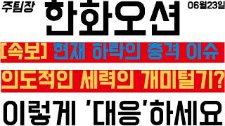 [한화오션] 작년 악재가 다시 돌아왔다?! 앞으로 이렇게 '대응'하셔야 합니다! #주식 #주식투자 #투자 #한화시스템 #삼성중공업 #HD현대중공업 #주도주 #주도주추천