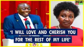 Gachagua EMOTIONAL words to Gladys Shollei during impeachment motion in Parliament 'I WILL LOVE YOU'