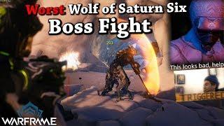 Worst Wolf of Saturn Six Boss Fight...  (Warframe)