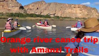 Sandtracks Adventures Orange river canoe trip with Amanzi Trails