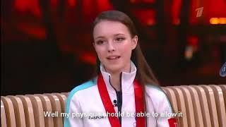 Shcherbakova, Gleikhengauz - Interview after winning gold at the Olympic Games 2022