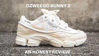 RAF SIMONS ADIDAS OZWEEGO 2 BUNNY CREAM REVIEW