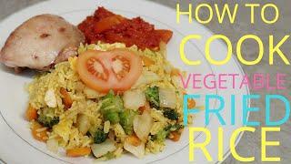 HOW TO COOK FRIED RICE | PREPARE VEGETABLE FRIED RICE VERY EASY