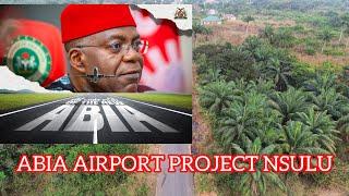 FEW WEEKS AFTER THE GROUND BREAKING OF ABIA AIRPORT NSULU WE REVISITED THE SITE