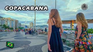 Copacabana Beach — Full Promenade Walk — Rio de Janeiro, Brazil  2024 【 4K UHD 】