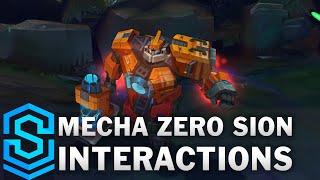 Mecha Zero Sion Special Interactions