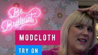 Plus Size Try on:  In The Dressing Room Modcloth