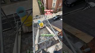 Makes you feel CONSTANTLY ON EDGE!!! #shorts #scaffolding #construction