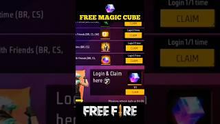 Free magic cube event  |7th anniversary free magic cube | #freefire #trending #shorts