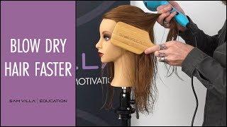 Blow Dry Hair Faster With This Time Saving Technique