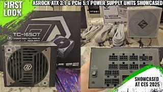 ASRock Taichi, Phantom Gaming, Steel Legend, and Challenger Series ATX 3.1 & PCIe 5.1 PSUs Showcased
