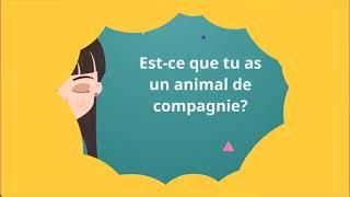 Est-ce que tu as un animal de compagnie?    French Question Level 2