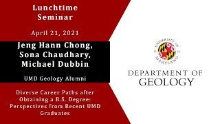 Department Undergraduate Alumni - 4/21/2021