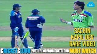 SACHIN & KAPIL DEV Entertaining Partnership vs PAKISTAN !! RARE VIDEO !!