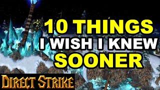 10 AWESOME Things I Wish I Knew! Warcraft 3 Direct Strike Tips