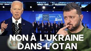 SEPT PAYS DE L'OTAN S'OPPOSENT À L'ENTRÉE DE L'UKRAINE DANS L'OTAN