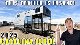 A Tiny Home On Wheels only 32ft!! 2 LOFTS AND TONS OF SPACE!! THE 2025 CATALINA 18RDL