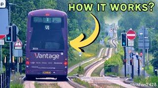 What's the SECRET of the Buses on a "Train Track"? | Leigh Guided Busway