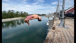 HUGE CLIFFJUMP SENDS AND SKATEPARK SESH