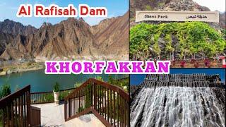 KHORFAKHAN Sharjah || A day at khorfakkan Shees park,Al Rafisah Dam, waterfall ||sharjah Attractions