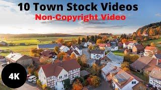 Top 10 Free Town Stock Videos | Non-Copyright Videos | HD Videos | Royalty-Free Videos | 4K Videos