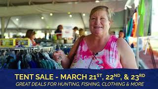 2024 Tent Sale Jacksonville FL March 21-23