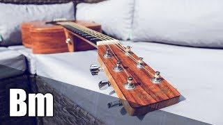 Acoustic Groove Guitar Backing Track In B Minor | In Love