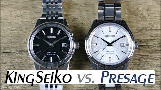 On the Wrist, from off the Cuff: King Seiko SJE091 vs. Presage SJE073; 6L35 Battle for Best Baby GS?