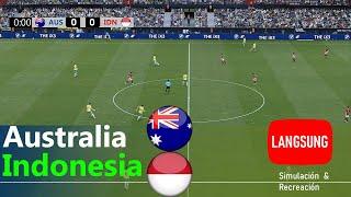 LANGSUNG : Indonesia vs Australia I Kualifikasi Piala Dunia 2026 I Pertandingan Penuh _Simulasi