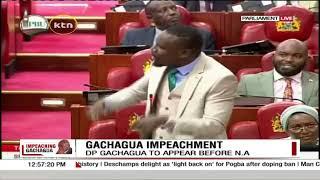 Gachagua impeachment: We are using the sword to impeach you- Osoro to Gachagua