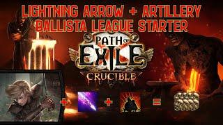 [PoE 3.21] Lightning Arrow + Artillery Ballista League Starter for 3.21 Crucible League!