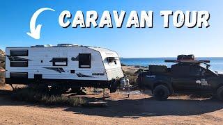WHY we LOVE our caravan for our big lap!! Caravan tour! Our home on wheels