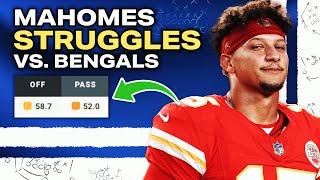 Patrick Mahomes Struggles vs. Bengals | PFF