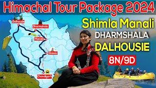 Himachal Tour Package 10 days2024 | Shimla Manali Dharmshala Dalhousie Tour Plan | Budget Trip