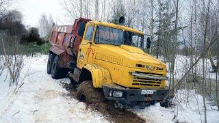 Terrifying Result: KRAZ vs tractor vs GAZ NEXT 4x4 off-road