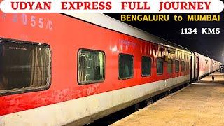 11302 Udyan Express Full Journey | Bengaluru to Mumbai