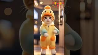 " Groovy Cat Dance – The Cutest Moves Ever! " #shorts #cute #trending