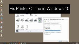 How to fix Printer Offline in Windows 10 or in Window 8