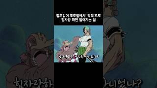 겁도없이 조로앞에서 '악력'으로 힘자랑 하면 벌어지는 일 #원피스 #onepiece