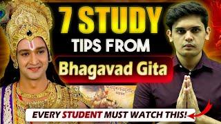 7 Study Tips From Bhagavad Gita| Most Scientific Study Hacks| Prashant Kirad