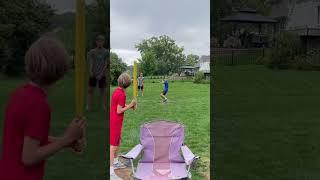 Craziest pitches in our practice game! #sports #viral #shorts #wiffleball