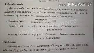 Management Accounting- Ratio Analysis- Part 10