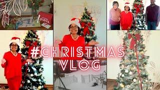 Christmas  Vlog || Christmas eve virtual Work party || || Open presents with me