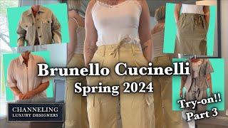 Brunello Cucinelli Spring Womens Ready to Wear Try-On and Commentary! Luxury Designers with ~~Dani B