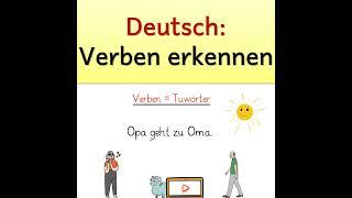 Verben erkennen - Grundschule