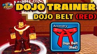 How to get Red Belts, Dojo Trainer (Blox Fruits Dragon Update)