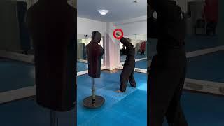 Tutorial: Revers side kick  #lesson #kickboxing #taekwondo #fighter #training #funny